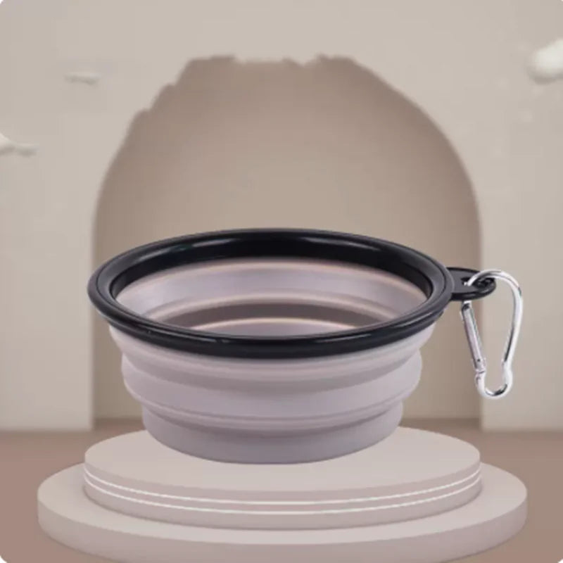 Collapsible Silicone Dog Bowl for Pets