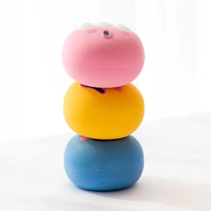 Cute Cartoon Big Eyeball Dog Interactive Latex Toy Ball