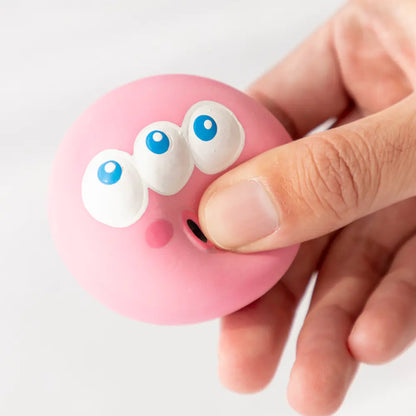 Cute Cartoon Big Eyeball Dog Interactive Latex Toy Ball