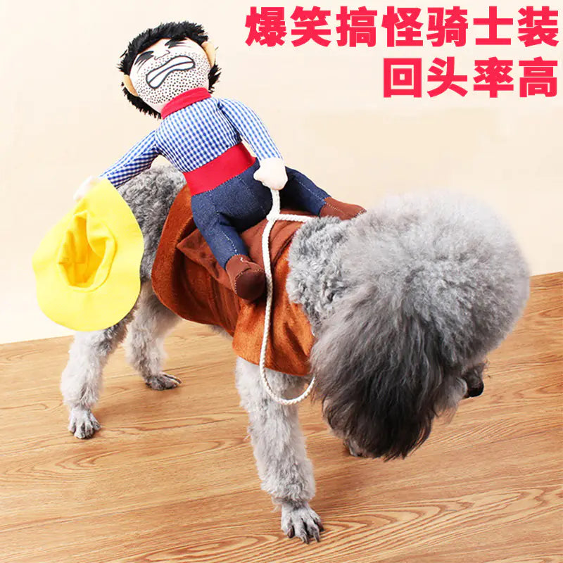 Halloween Pet Costume for Small Dogs with Knife Prop