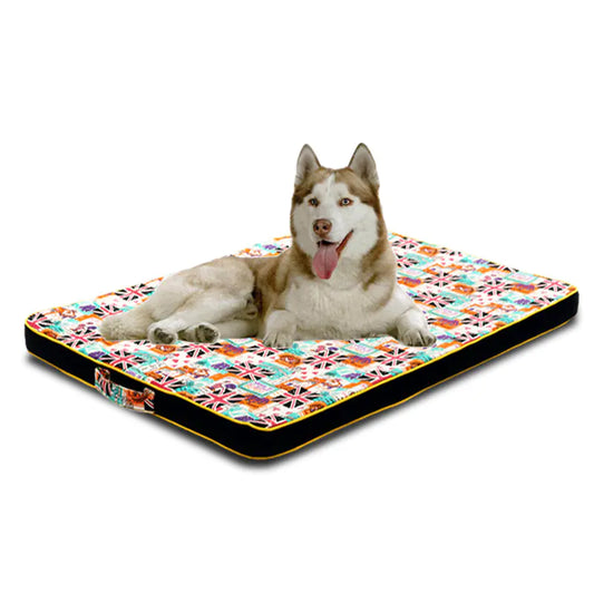 Thickened Pet Printing Canvas Dog Bed Mats and Mattresses