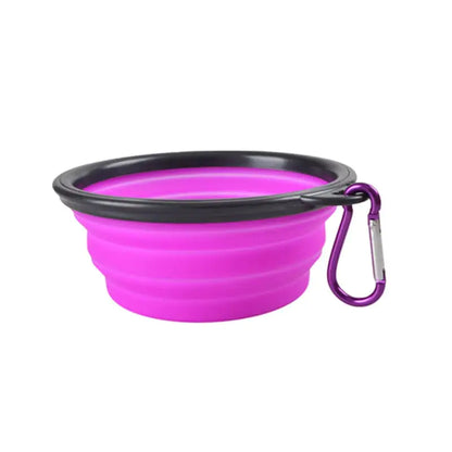 Collapsible Silicone Dog Bowl for Pets