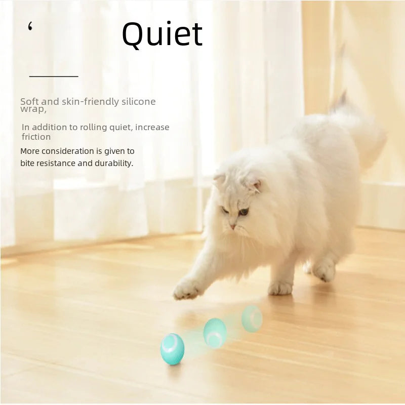 Electric Rechargeable Cat Toy Ball with Smart Features