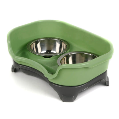 Stainless Steel Pet Dog and Cat Feeding Bowl Set